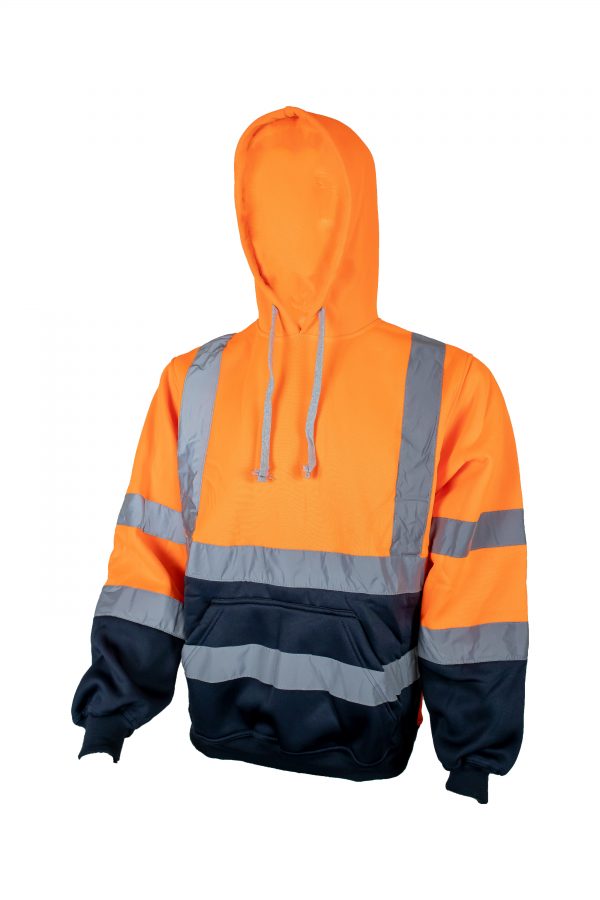 U300 Unbreakable Sherman Hi-Vis Orange Hoodie